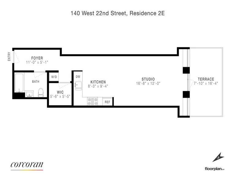 140 West 22Nd Street, 2E | floorplan | View 8