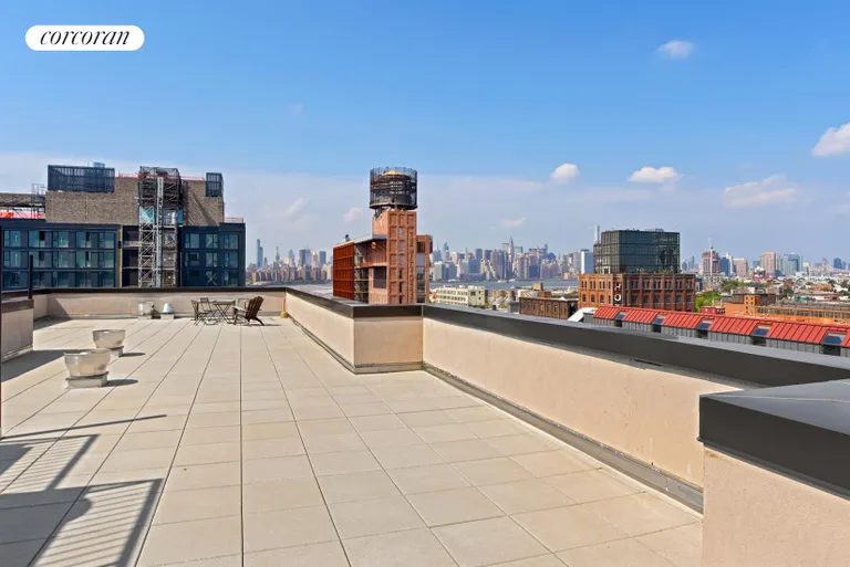 New York City Real Estate | View 70 Berry Street, 6D | Common Roof Terrace | View 5
