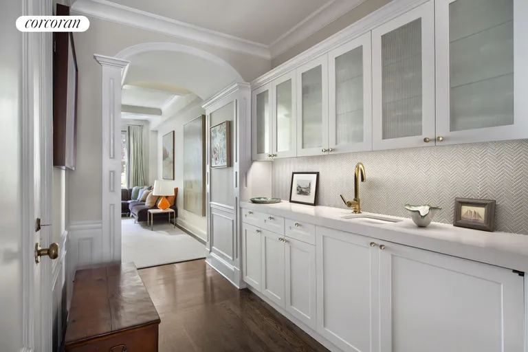 New York City Real Estate | View 139 East 94th Street, 3CD | Butlers Pantry with Wet Bar and Wine Refrigerator | View 3