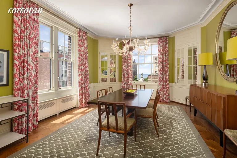 New York City Real Estate | View 200 Hicks Street, 6S | Formal dining room facing South and West | View 2