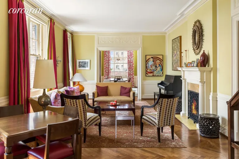 New York City Real Estate | View 200 Hicks Street, 6S | Living room with dining room beyond | View 17