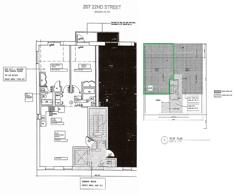 207 22nd Street, 4A | floorplan | View 7