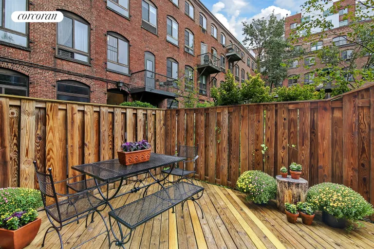 New York City Real Estate | View 420 12th Street, L1R | Private Garden Space | View 9