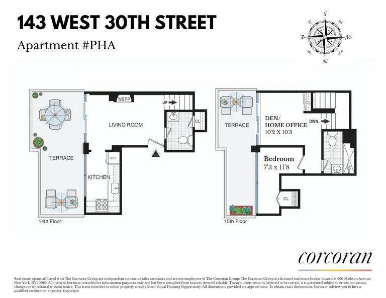 143 West 30th Street, PHA | floorplan | View 6