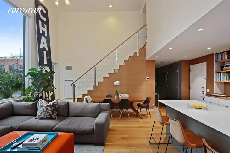 New York City Real Estate | View 291 Union Street, 3A | Dramatic Staircase | View 5
