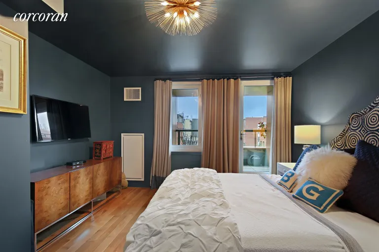 New York City Real Estate | View 291 Union Street, 3A | Master Bedroom with Private Terrace | View 6