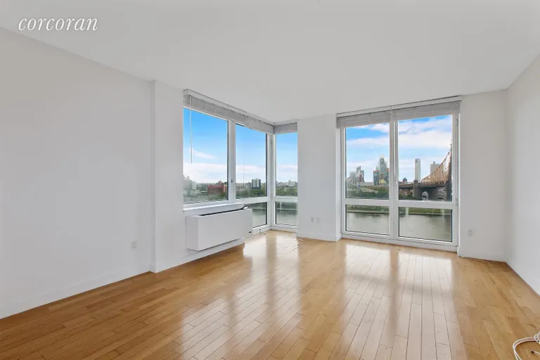 New York City Real Estate | View 415 Main Street, 14B | Living Room | View 2