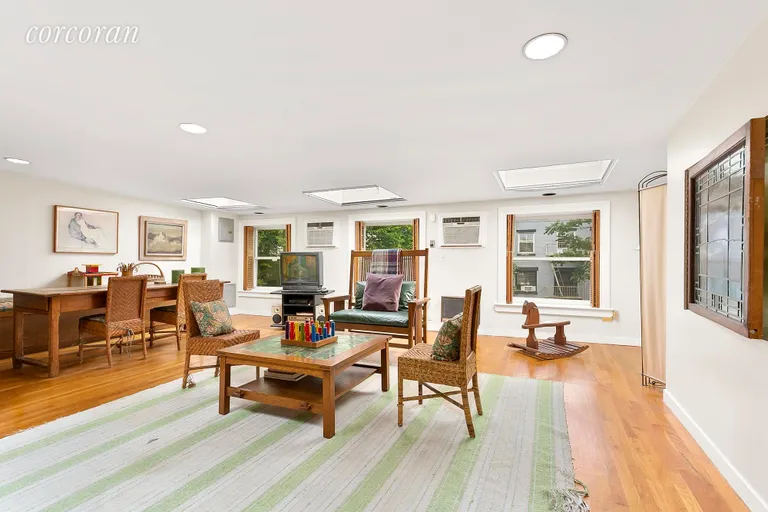 New York City Real Estate | View 265 Henry Street, UPPER QUADRAPLEX | Enormous play room with six large skylights | View 11