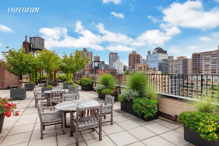 New York City Real Estate | View 322 West 72nd Street, 11B | Building Roof Deck | View 7