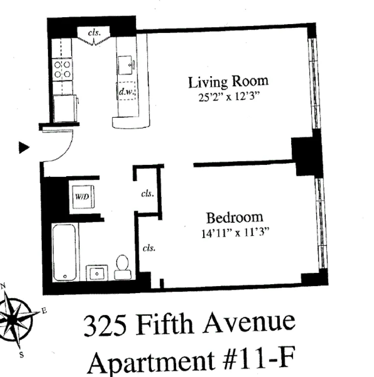 325 Fifth Avenue, 11F | floorplan | View 5