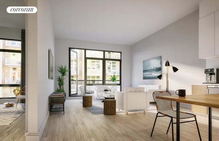 New York City Real Estate | View 147 Hope Street, 2E | 1 Bed, 1 Bath | View 1