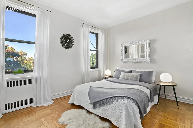 New York City Real Estate | View 135 Hawthorne Street, 5D | Sunny and Bright Sleeping Area  | View 2