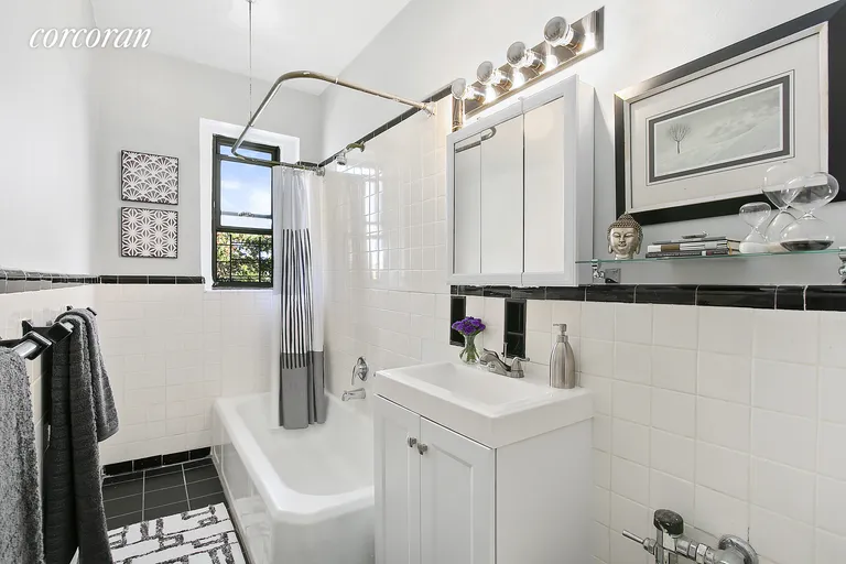 New York City Real Estate | View 135 Hawthorne Street, 5D | Sparkling Bathroom  | View 4