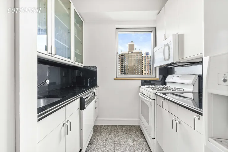New York City Real Estate | View 301 West 57th Street, 29A | Renovated, Windowed Kitchen
 | View 4