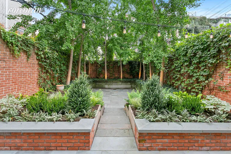 New York City Real Estate | View 95 Kane Street | Breathtaking new garden designed for entertaining | View 7