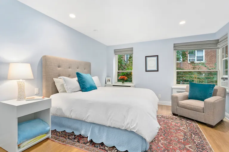 New York City Real Estate | View 520 East 90th Street, 4C | Master Bedroom with Garden Views | View 3