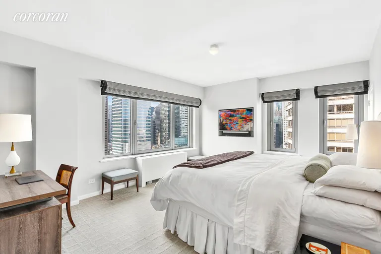 New York City Real Estate | View 200 East 62nd Street, 27E | Master Bedroom | View 7