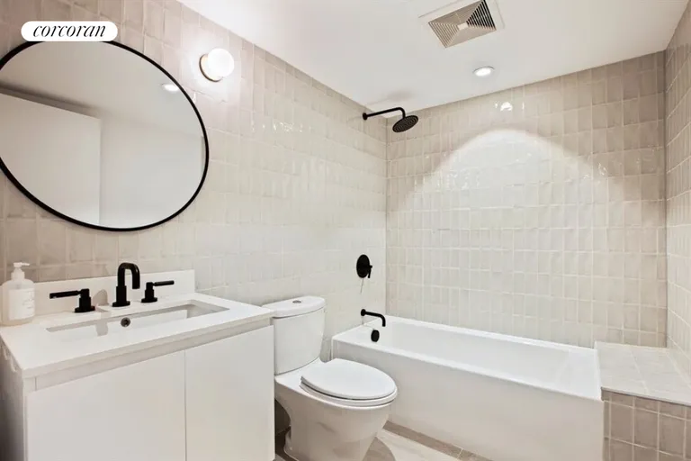 New York City Real Estate | View 23 North Elliott Place, 1 | Crisp and clean bathroom | View 4