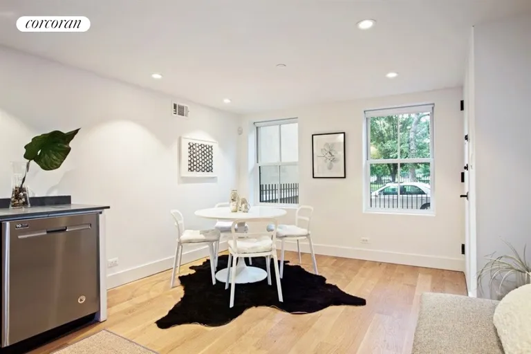 New York City Real Estate | View 23 North Elliott Place, 1 | Open plan living and dining area | View 2