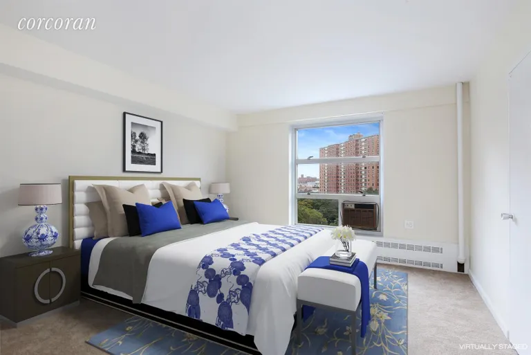 New York City Real Estate | View 90 La Salle Street, 7C | Master Bedroom | View 3