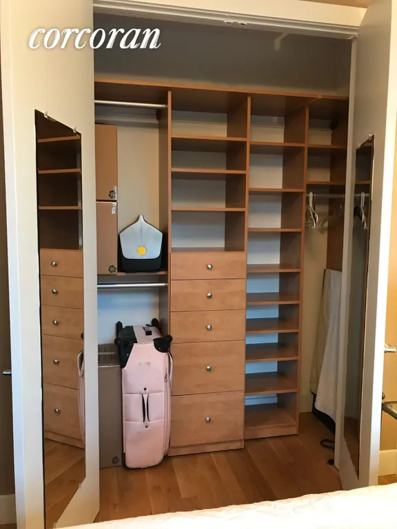 New York City Real Estate | View 46 Wilson Avenue, 4 | Closet Detail with Custom Built-ins | View 6
