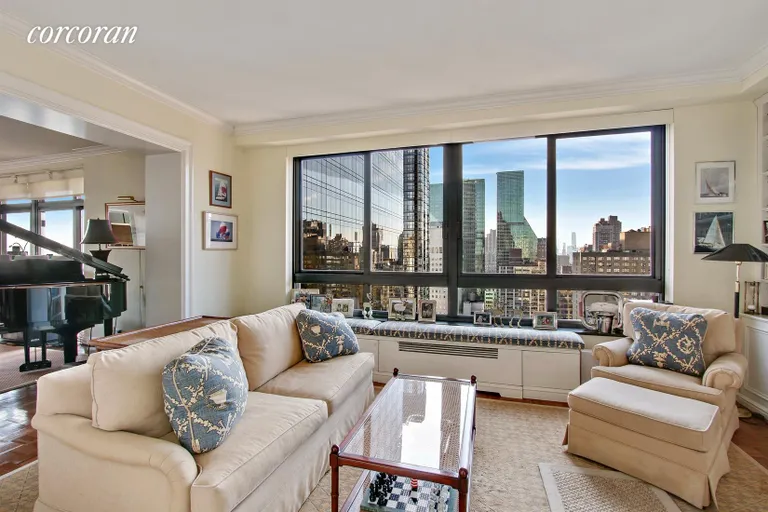 New York City Real Estate | View 100 United Nations Plaza, 35B | Each Bedroom has an ensuite marble bathroom | View 3