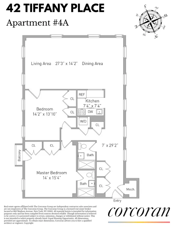 42 Tiffany Place, 4A | floorplan | View 9