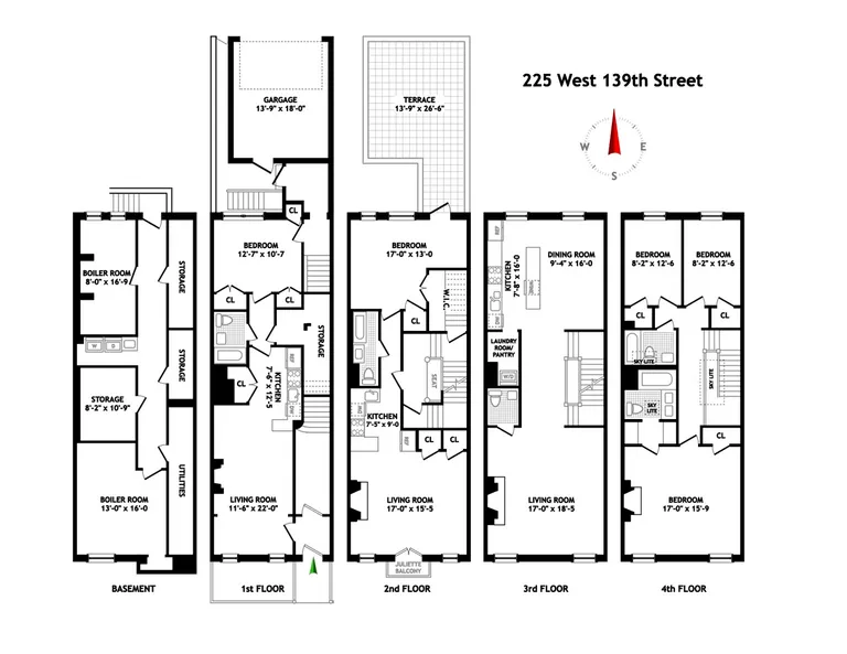 225 West 139th Street, 3 | floorplan | View 7
