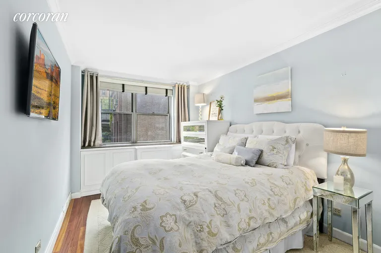 New York City Real Estate | View 32 Gramercy Park South, 5f | Current bedroom set up with walk in closet | View 6