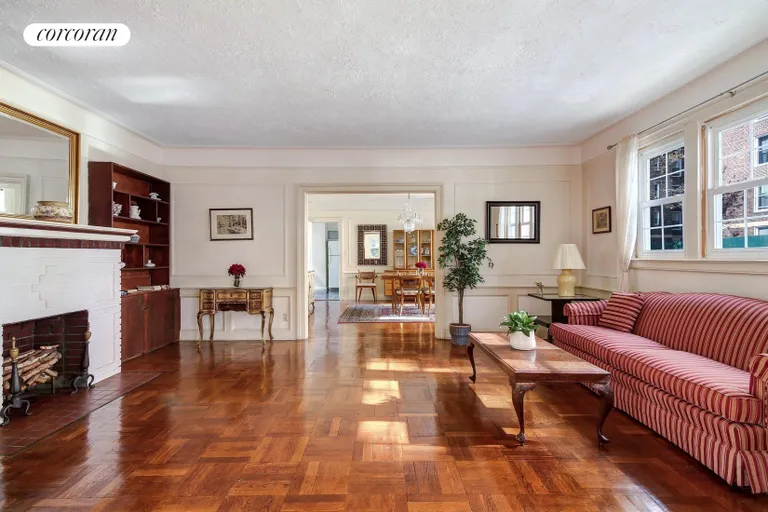 New York City Real Estate | View 7302 Ridge Boulevard | Bright,spacious living room w/ original wood floor | View 3