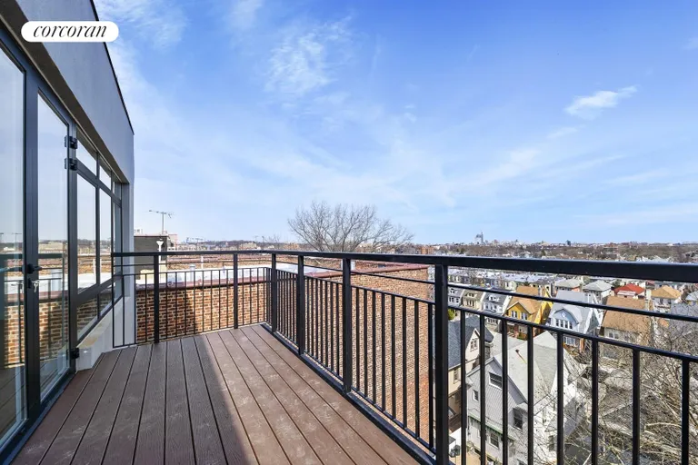 New York City Real Estate | View 309 Ocean Parkway, 6R | Private Balcony | View 7