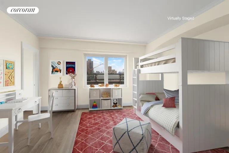 New York City Real Estate | View 180 East End Avenue, PHG | Virtually Staged Bedroom | View 15