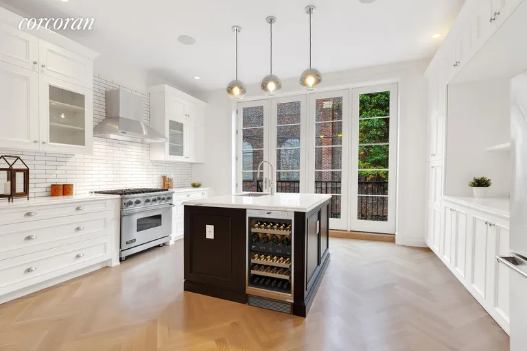 New York City Real Estate | View 226A Vernon Avenue | South-Facing Kitchen | View 5