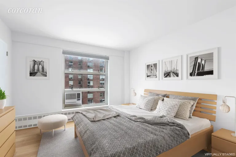 New York City Real Estate | View 90 La Salle Street, 16G | Master Bedroom | View 2