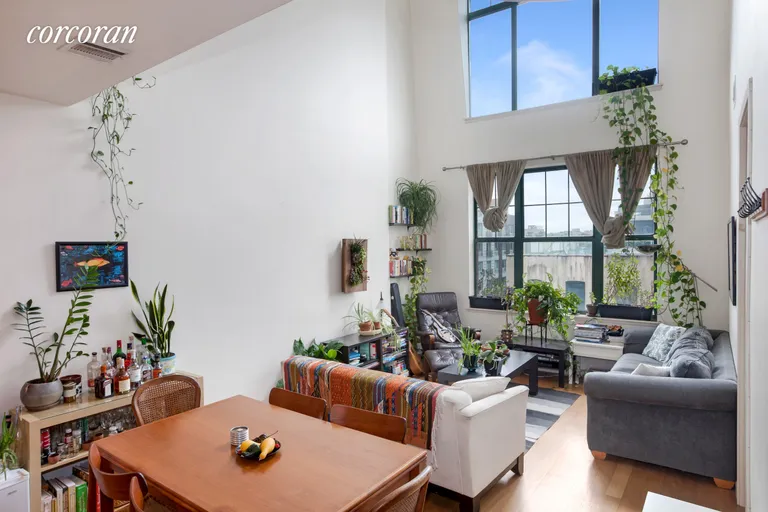 New York City Real Estate | View 72 Roebling Street, 4B | Living Room / Dining Area | View 2