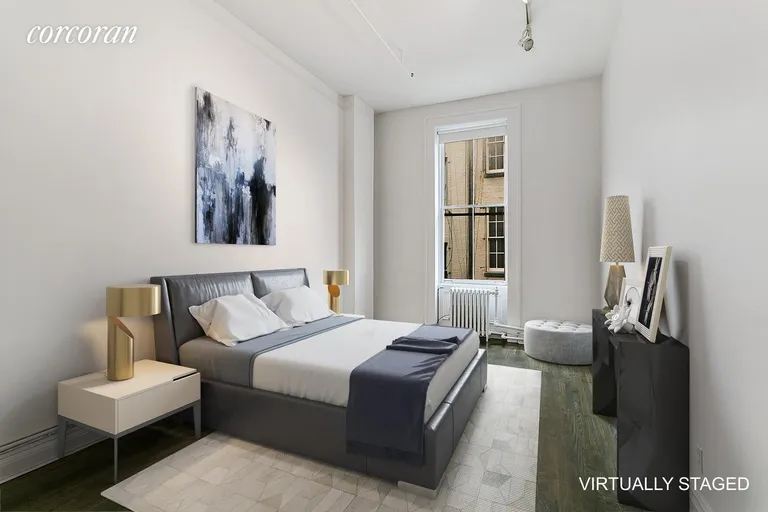 New York City Real Estate | View 11 Mercer Street, 3A | Virtually Staged Bedroom | View 9