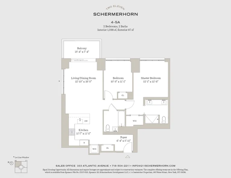 211 Schermerhorn Street, 5A | floorplan | View 1