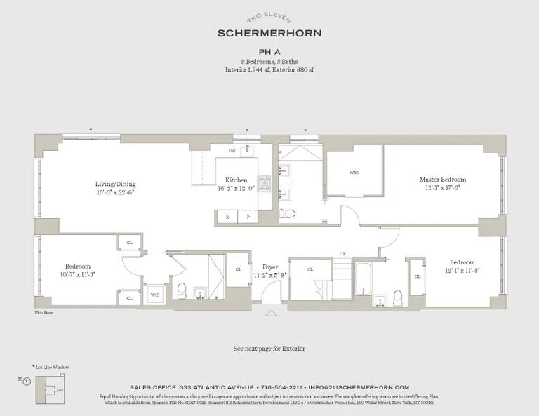 211 Schermerhorn Street, PHA | floorplan | View 1