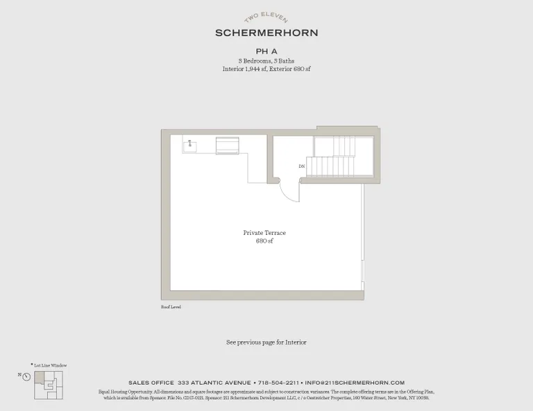 211 Schermerhorn Street, PHA | floorplan | View 2