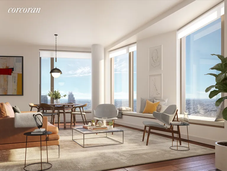 New York City Real Estate | View 11 Hoyt Street, 17E | 2 Beds, 2 Baths | View 1