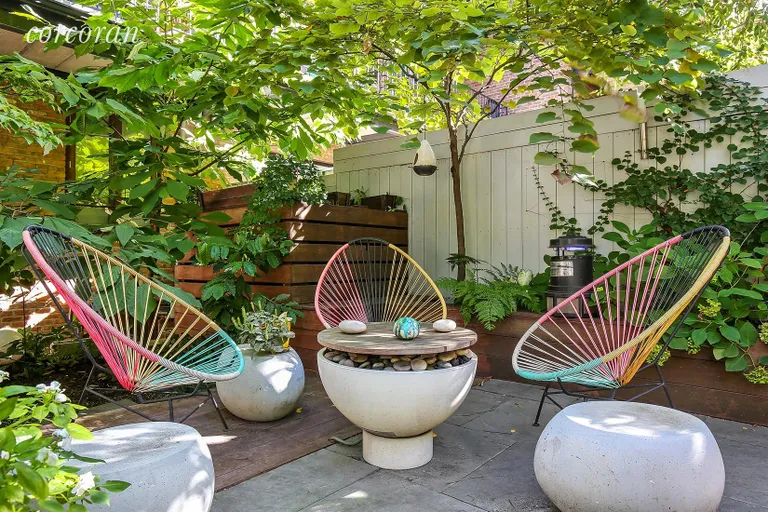 New York City Real Estate | View 436 West 23rd Street, A | Garden Seating Area | View 10