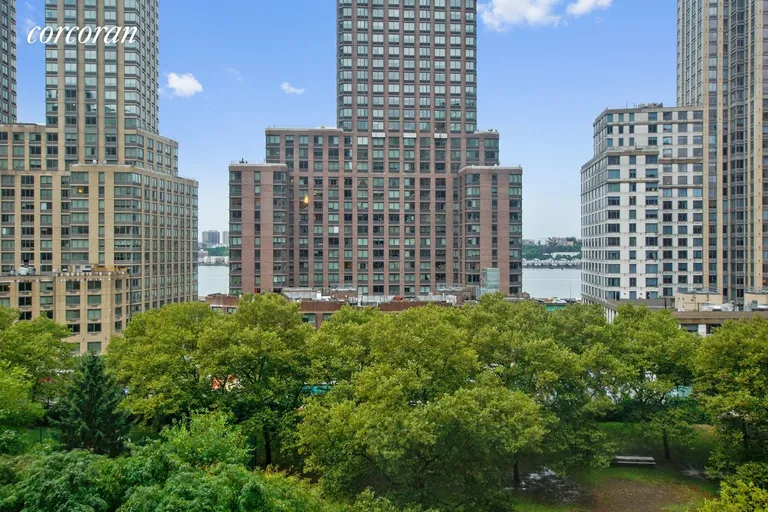 New York City Real Estate | View 185 West End Avenue, 8B | Stunning views from your wall of windows | View 3