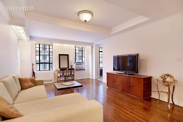 New York City Real Estate | View 333 West 56th Street, 5D | Living Room | View 2