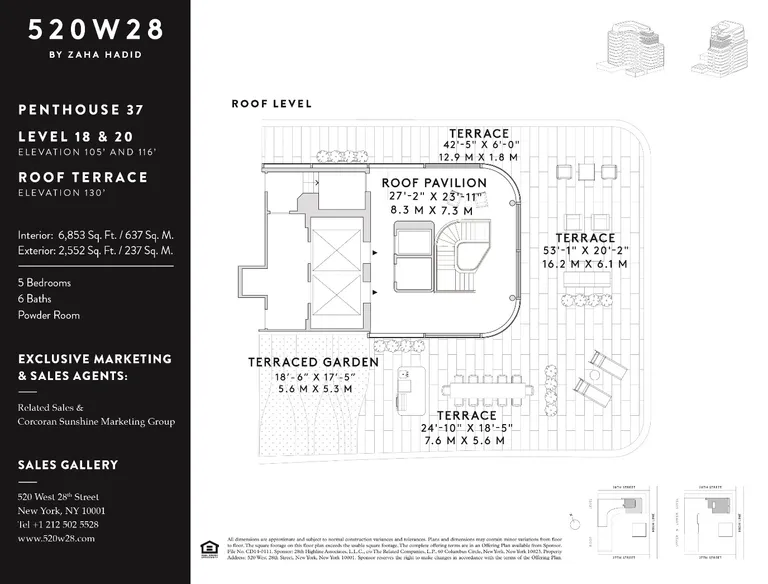 520 West 28th Street, PH37 | floorplan | View 16