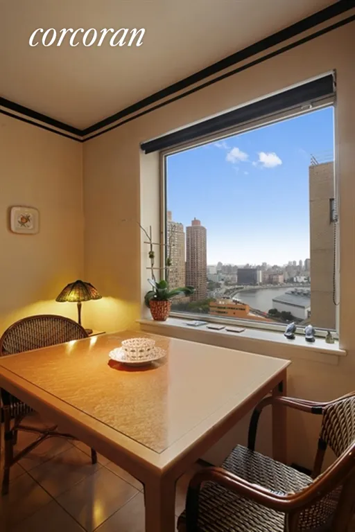 New York City Real Estate | View 180 East End Avenue, 21E | Breakfast Room/Maids | View 9