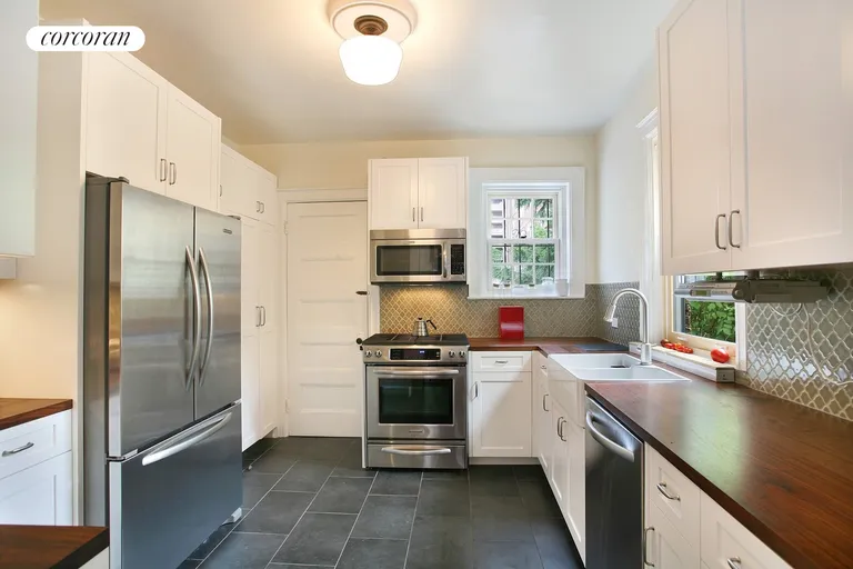 New York City Real Estate | View 30 Chester Court | Newly renovated windowed kitchen | View 4