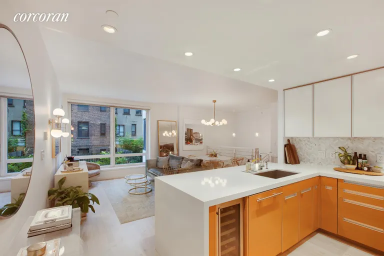 New York City Real Estate | View 462 West 58th Street, 1G | 2 Beds, 2 Baths | View 1