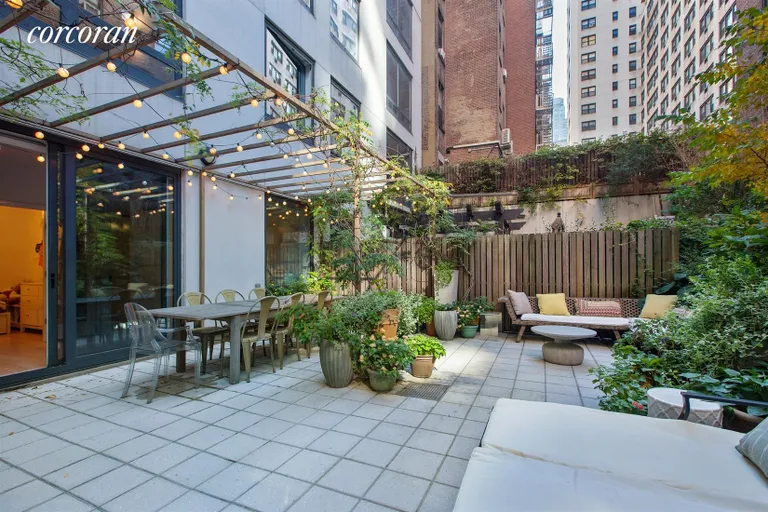 New York City Real Estate | View 462 West 58th Street, 1G | Patio | View 5