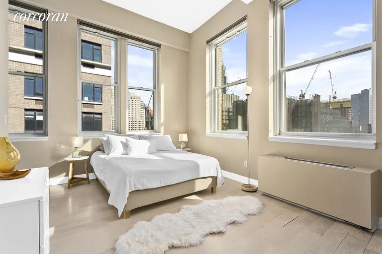 New York City Real Estate | View 96 Schermerhorn Street, 10F | 6 over-sized windows in the huge bedroom | View 3