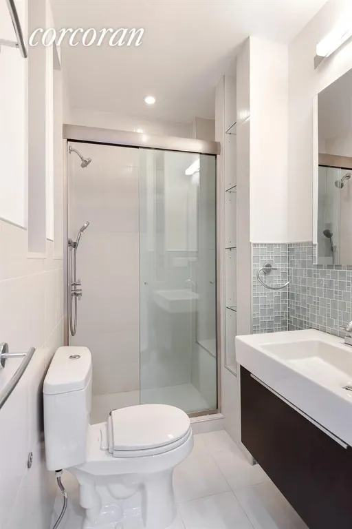 New York City Real Estate | View 310 West 99th Street, 405 | Renovated with Large Vanity and Chrome Finishes | View 3